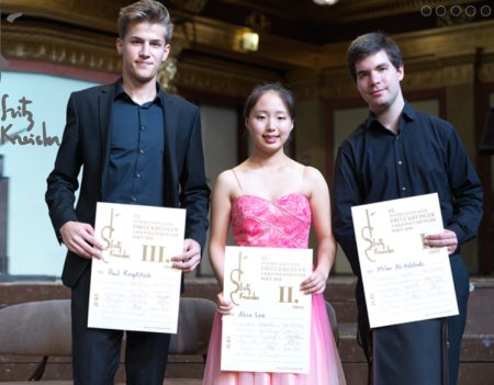 Drei PreisträgerInnen des Fritz kreiser Wettbewerbs